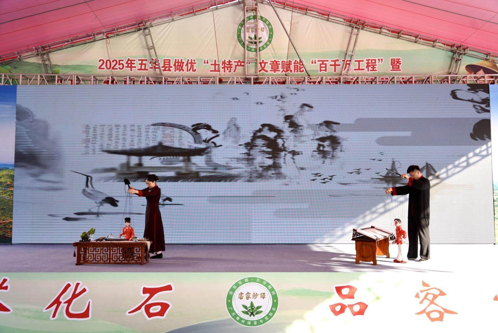 万人共品客家炒绿！这场盛会在梅州五华举行，球迷直呼“太会玩了”