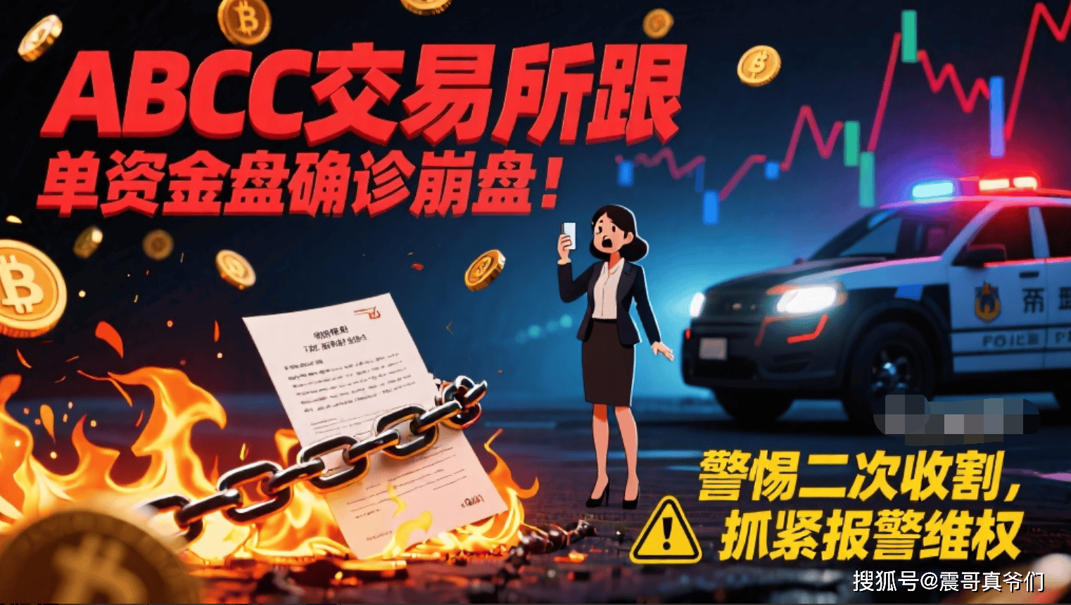 ABCC交易所跟单资金盘确诊崩盘！警惕二次收割，抓紧报警维权