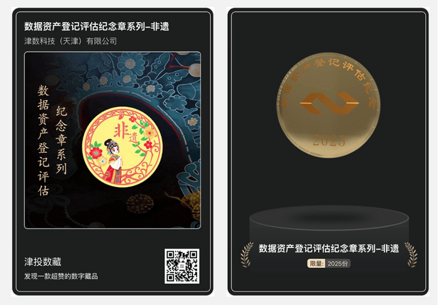 全国首发数据资产纪念系列数字藏品-数字资产与数据资产创意融通