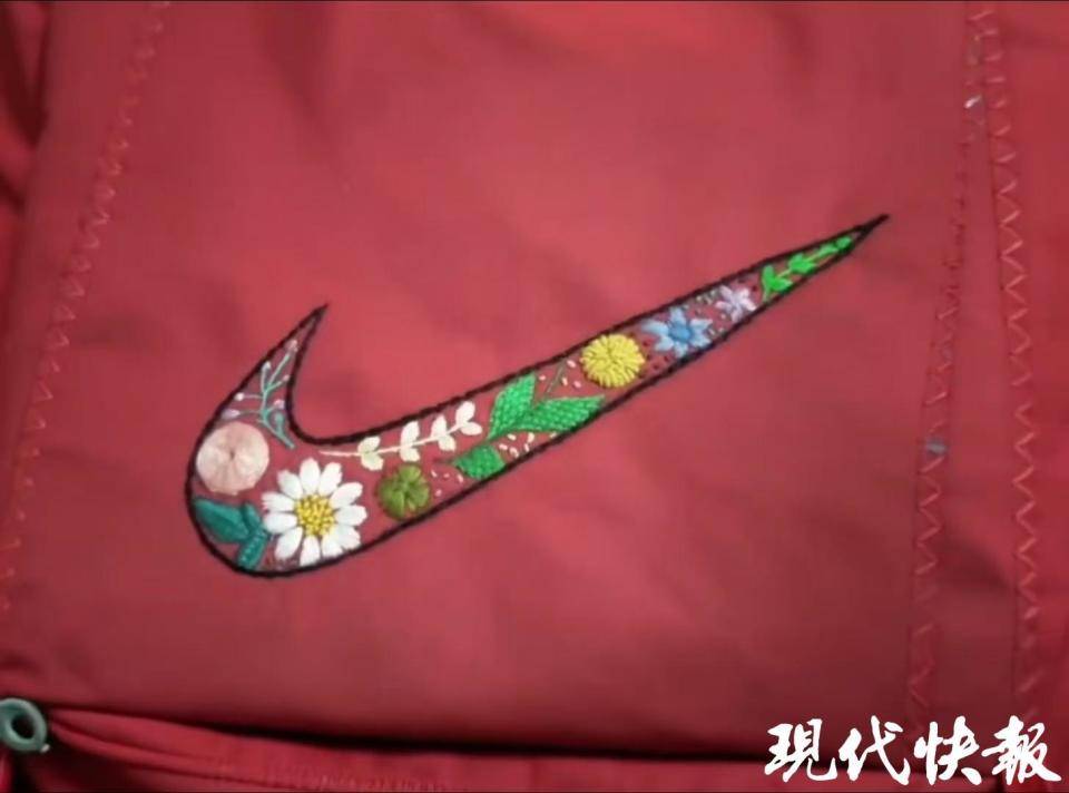 妈妈亲手缝的NIKE书包火了！品牌留言要送礼物，当事人：已经联系礼物还未寄到